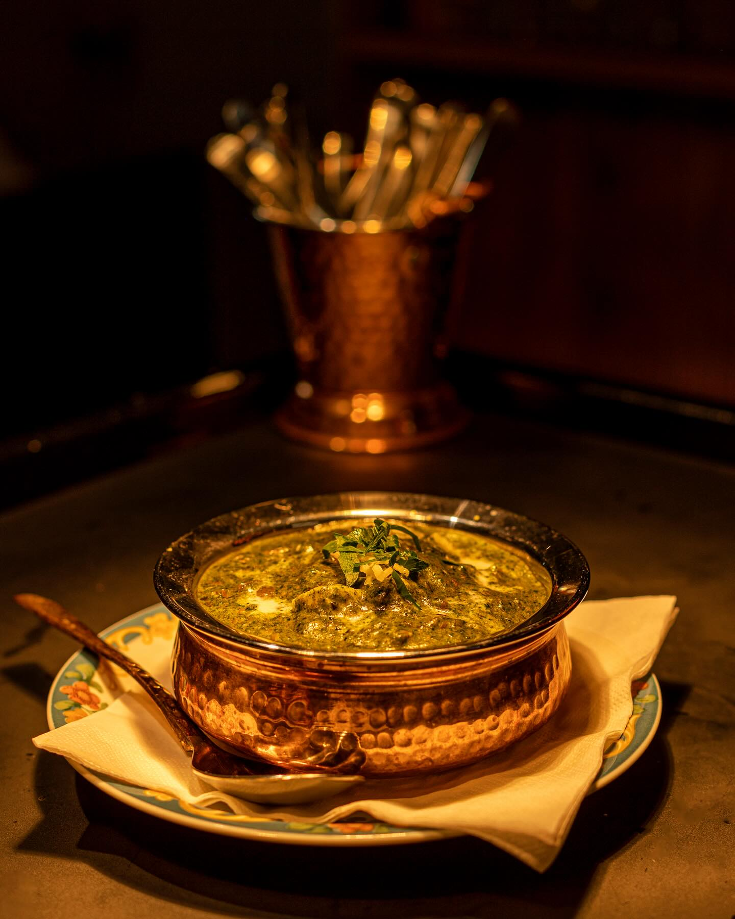 Palak Paneer dish - Alpin Curry Merano